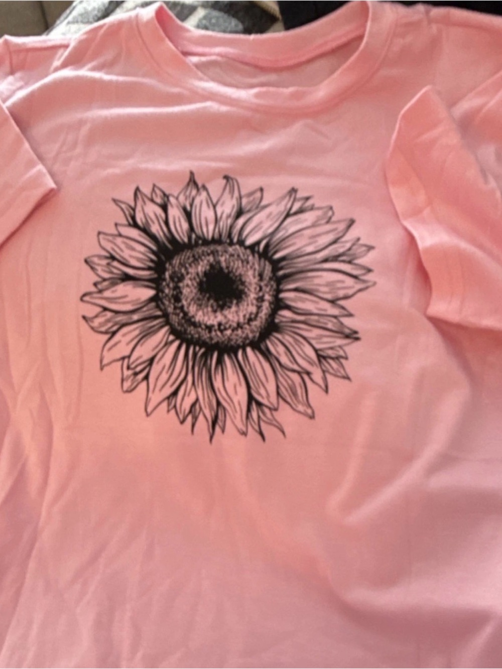 🌻Pink Sunflower Graphic Tee